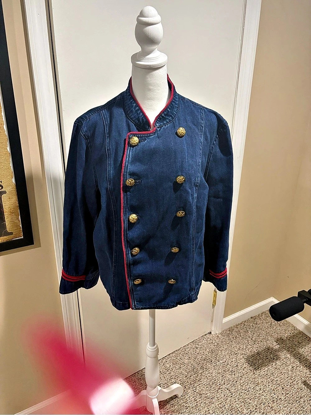 Ralph Lauren Jeans Company Denim military style jacket